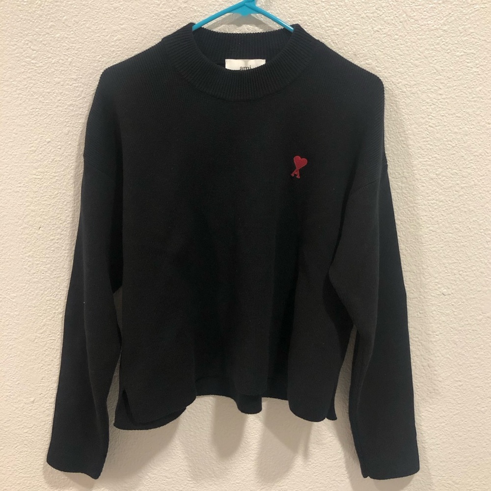 AMI Paris black sweater.